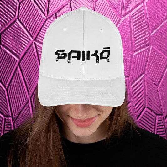 SAIKŌVERSE STRUCTURED WHITE CAP - CLOSED BACK EDITION