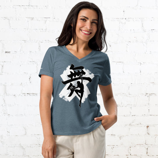 DANCE | MAI 舞 V-NECK WOMEN'S RELAXED FIT TEE