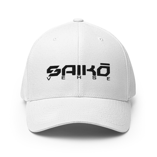 SAIKŌVERSE STRUCTURED WHITE CAP - CLOSED BACK EDITION