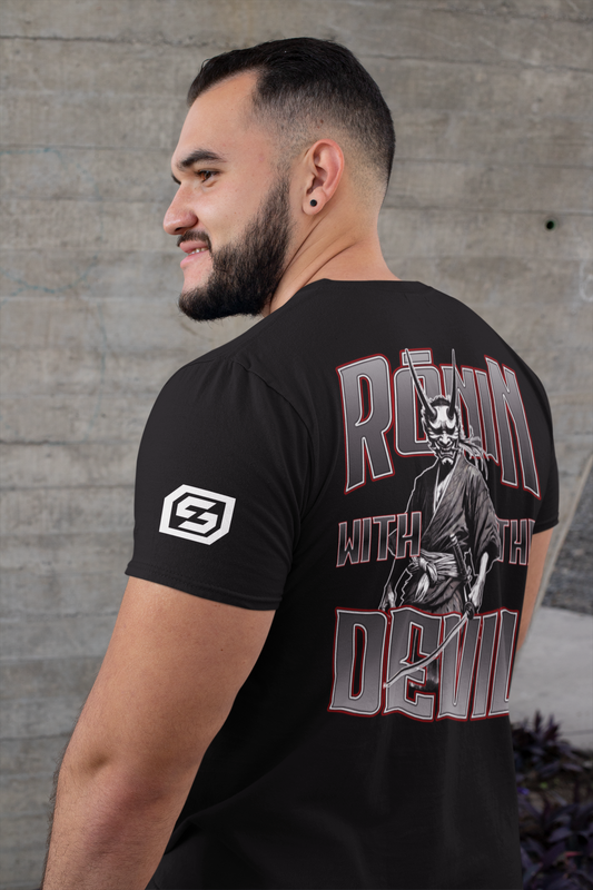 RŌNIN WITH THE DEVIL TSHIRT