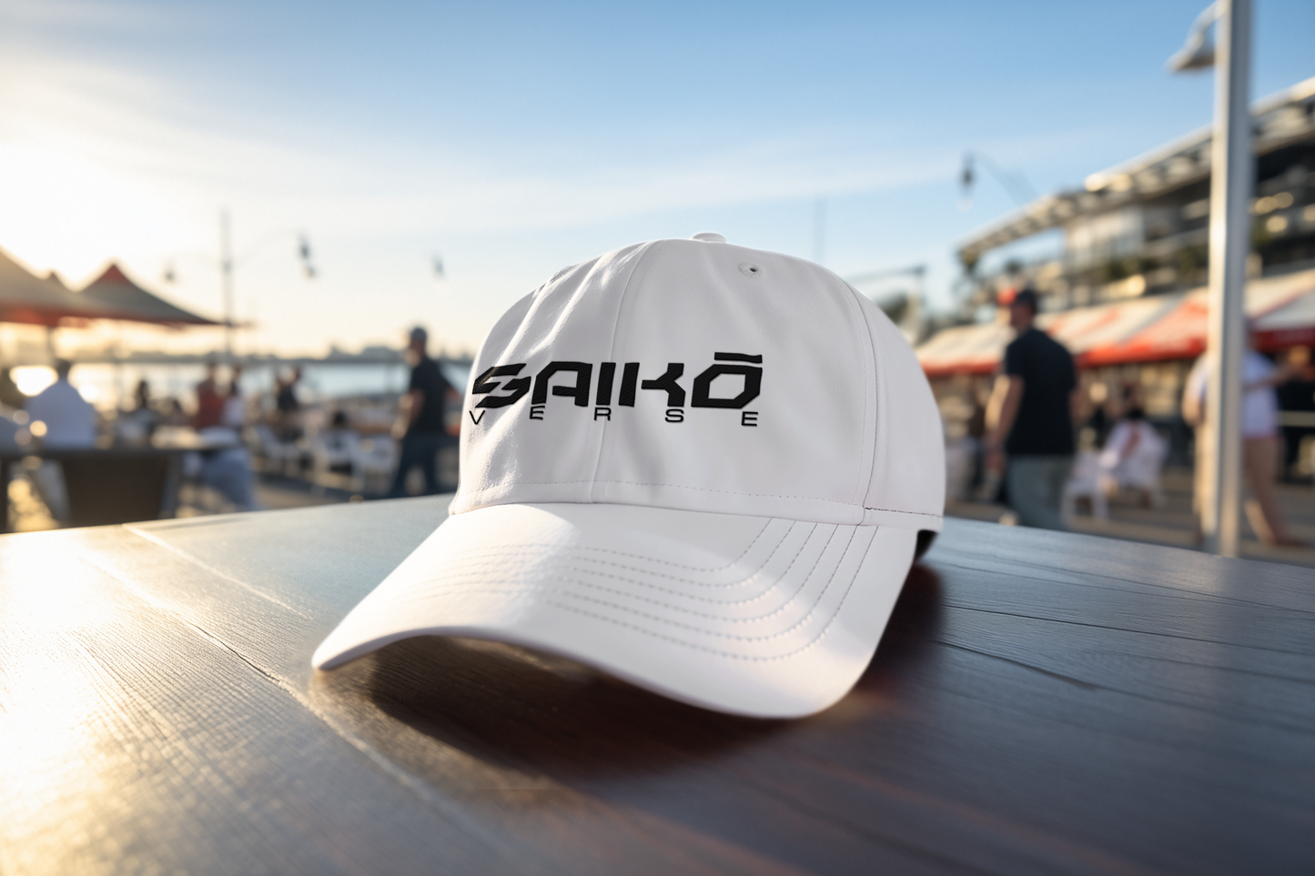 SAIKŌVERSE STRUCTURED WHITE CAP - CLOSED BACK EDITION