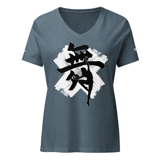 DANCE | MAI 舞 V-NECK WOMEN'S RELAXED FIT TEE