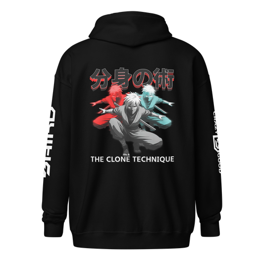 BUNSHIN NO JUTSU | CLONE TECHNIQUE ZIPPER HOODIE