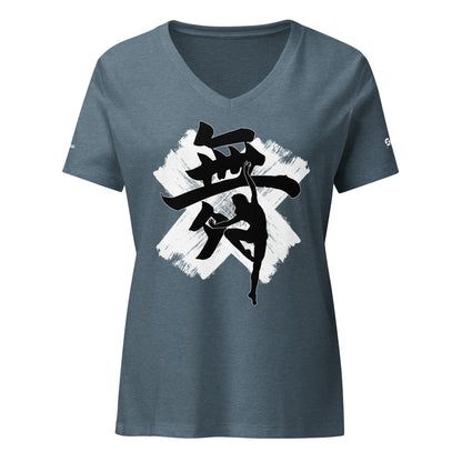 DANCE | MAI 舞 V-NECK WOMEN'S RELAXED FIT TEE